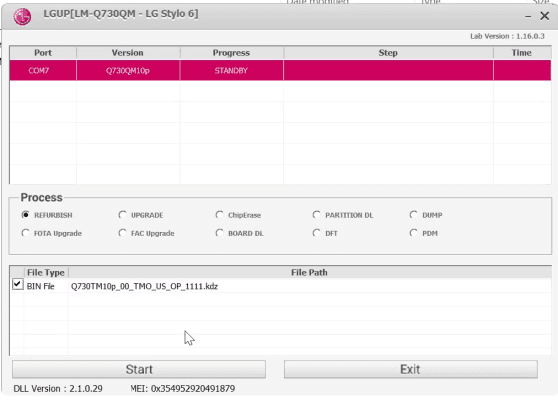 Hướng dẫn up rom bằng LGUP 5 lgup1