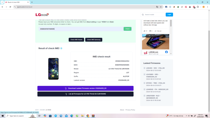 Hướng dẫn up rom bằng LGUP 2 lgrom1